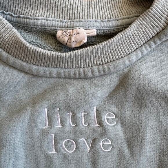 Blossom & Pear Boutique Little Love Size 5Y Green Pullover Sweatshirt - Picture 3 of 3